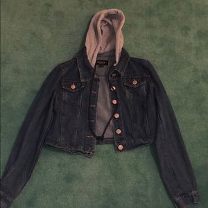 Denim Hooded Youth Jacket
